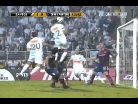 Santos 1-0 Cerro Porteño Copa Libertadores 2011 - Semifinales