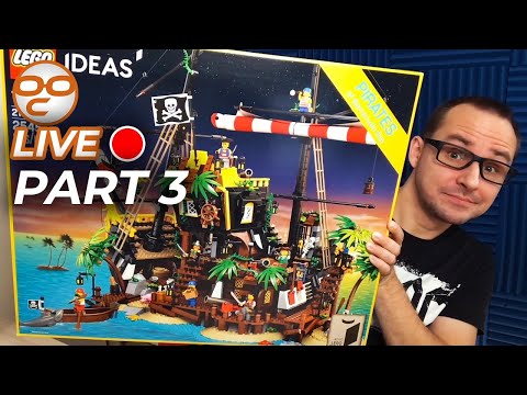 🔴 LEGO IDEAS Pirates of Barracuda Bay! 21322 LIVE! PART 3
