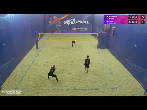 18:40 A. Antonenko / O. Yurtov - O. Kulyk / V. Shapovalov 10.01.2023 | Winners Beach Volleyball