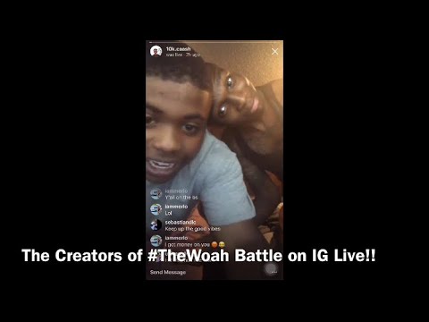 #TheWoah Creators Battle on Instagram Live!!! (WHO WON?) @10k.caash or @dsmooth66