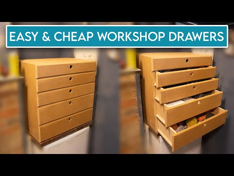 DIY Tool Drawers from MDF | Cheap, Easy & Perfect for Any Workshop