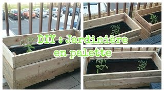 Tuto jardin : comment fabriquer une jardinière en palette