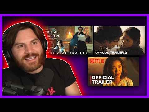 Will Watches the Dune 2, Mr & Mrs Smith, The Brothers Sun Trailers - Will Neff Reacts