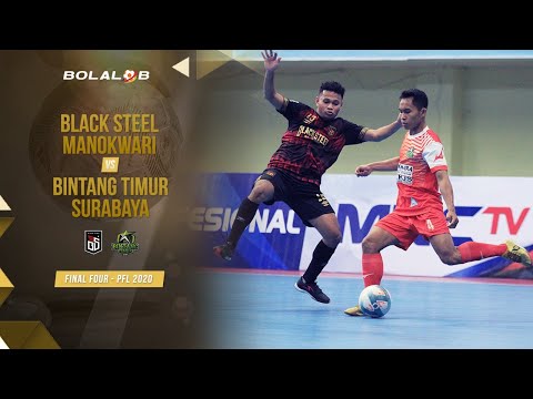 Black Steel Manokwari (3) vs (2) Bintang Timur Surabaya | Highlights Pro Futsal League 2020