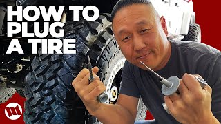 How to Fix a Flat Using a Tire Plug to Repair a Puncture on a Jeep Truck or Car with Ease