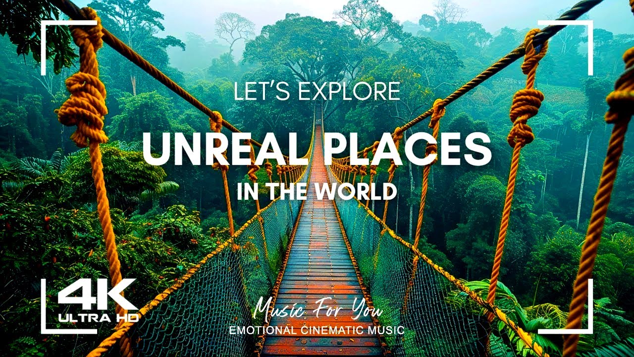 🌿 Exploring UNREAL PLACES on Earth in 4K HDR (60FPS, Dolby Vision) | Green Ambience Nature Film