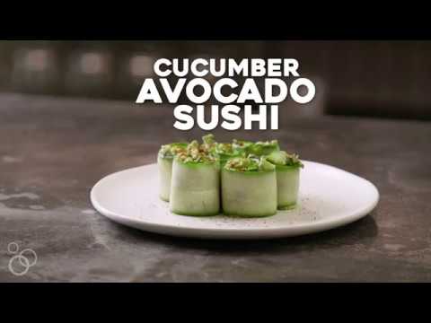 Avocado Cucumber Rolls
