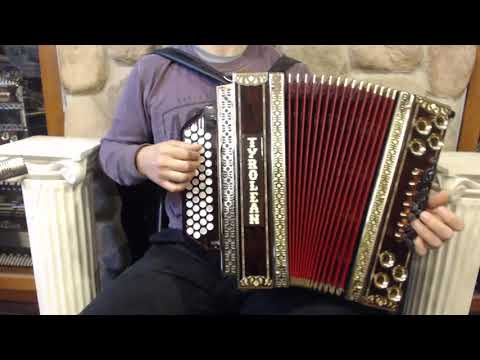 TYRIVDBB - Alpine Gold Beltuna Tyrolean IVD Diatonic Button Accordion BbEbAbDb MMM 48 16 $4999