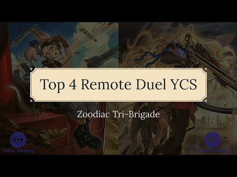 Yu-Gi-Oh! TOP 4 Remote Duel YCS! Tri-Brigade Zoodiac Deck Profile! ft. Sena Katagiri