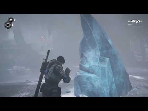 Gears 5 - Act 2-4 The Source of It All: Open Large Gate and Defeat The Swarm at Old COG Wall (2019)