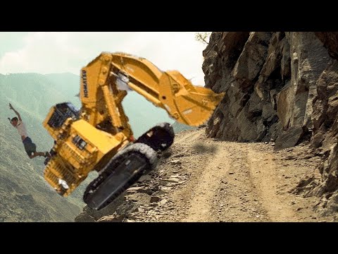 10 Amazing Dangerous Bulldozer Heavy Equipment Operator Skill - Construction Machinery