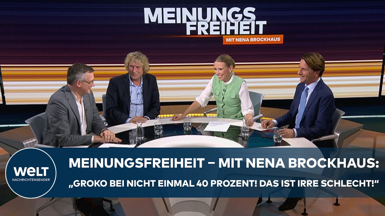 WELT-Talk MEINUNGSFREIHEIT mit Nena Brockhaus: „Wie konnte es dazu kommen?“ Die Komplette Sendung!