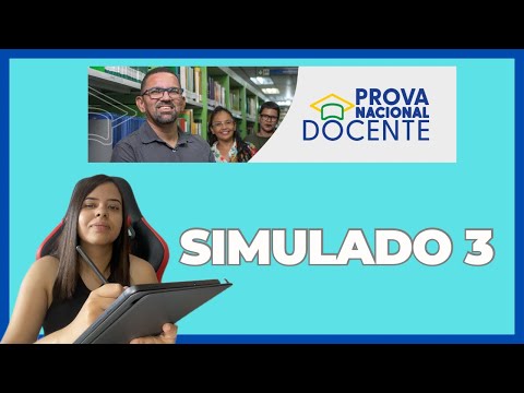 Prova Nacional Docente 2025: SIMULADO 3