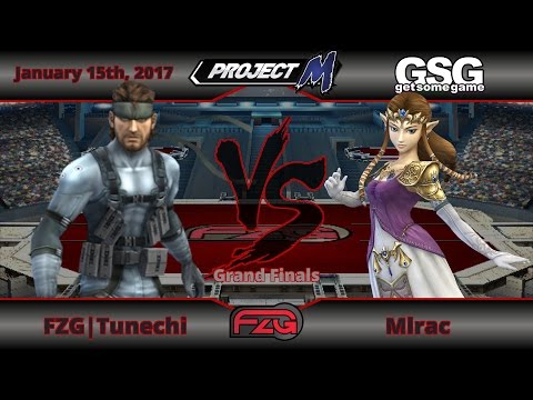 No Contest 9 - Project M - GF: FZG|Tunechi (Snake) vs Mlrac (Zelda)