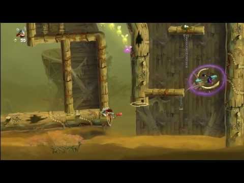 Rayman Legends (1080i HD) Walkthrough Part 7 - Quick Sand