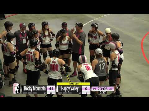 Rocky Mountain vs Happy Valley - 2019 WFTDA Continental Cup-North America West Game 6
