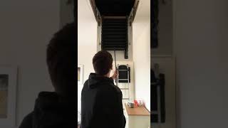 Concertina loft ladder fitted in an older house in Kirkcaldy