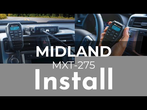 Midland Radios MXT-275 Install in a Jeep Wrangler JKU