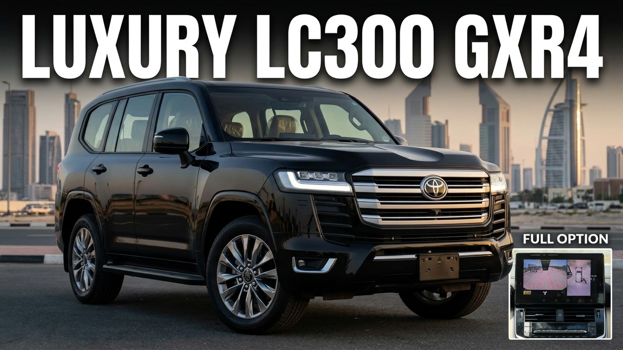 تويوتا لاند كروزر 2026 LC300 3.5L Petrol GXR4, A/T, 7 Seater I Ready to Export To Your Destination video