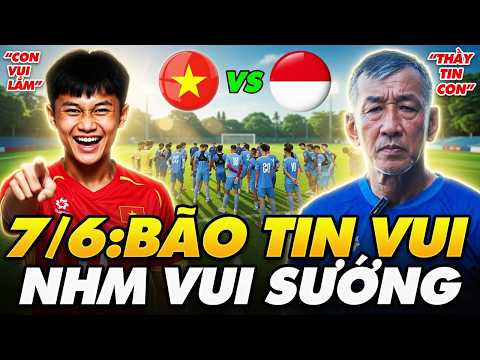 NÓNG NHẤT ĐÔNG NAM Á: U19 VIỆT NAM NHẬN SIÊU TIN VUI, HLV INDONESIA LO SỢ KỊCH BẢN ÁC MỘNG TÁI DIỄN!