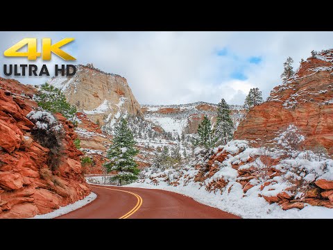 Zion Canyon Scenic Drive 4K | Zion National Park Utah...