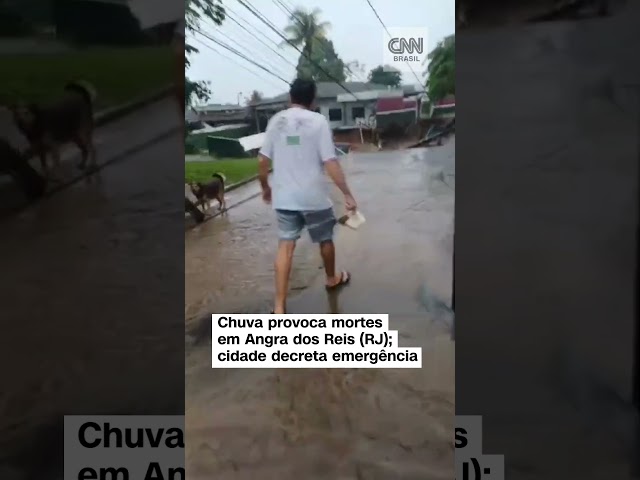 #Shorts – Angra dos Reis decreta emergência após danos causados pela chuva