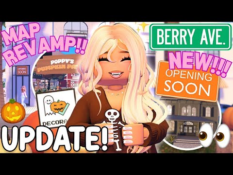 *NEW* MINI MAP REVAMP UPDATE OUT NOW + HUGE HALLOWEEN UPDATE IN BERRY AVENUE!