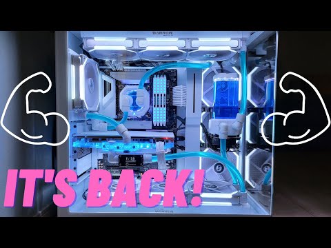 MY PC is back! RTX 4090 water cooling gaming PC