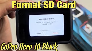 GoPro Hero 10 Black: How to FORMAT SD Card