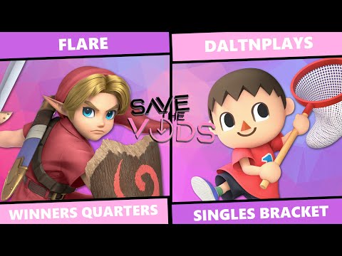 Save The Vods #64: Winners Quarters - Flare (Young Link) vs Daltnplays (Villager) SSBU Singles