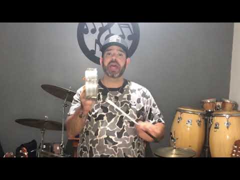 AULA DE TAMBORIM - fundamento 2x1 firulas / Tutorial Completo