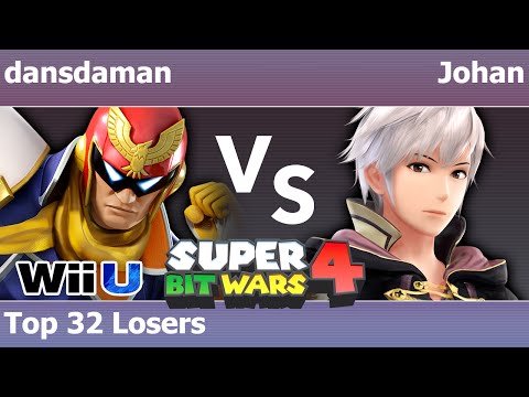 SBW4 Smash 4 - dansdaman (C Falcon) vs SCG | Johan (Robin) - Top 32 Losers