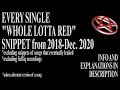 EVERY SINGLE WLR SNIPPET From MAY 2018 WEEK OF RELEASE Playboi Carti Whole Lotta Red Snippet Leak