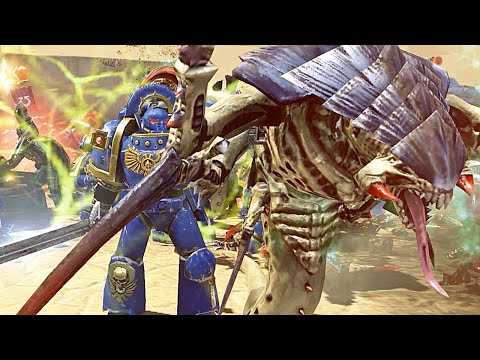 Imperial Guard & Space Marines vs Tyranids - Astartes Mod, Warhammer 40K: Dawn of War 2: Retribution