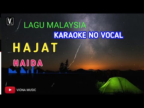HAJAT - HAIDA ( Karaoke No Vocal )