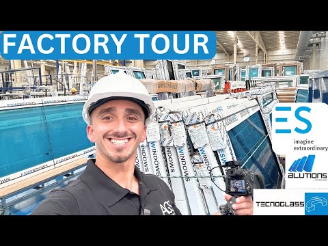 FIRST EVER- ESWindows Factory Tour  ( Hurricane Windows )