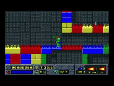 Jazz Jackrabbit - Episode X - Holiday Hare '95: 04. Bloxonius 1 (1994) [MS-DOS]