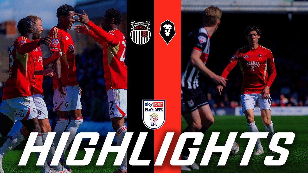 PLAY-OFF FIRST LEG ADVANTAGE 🤩 | Grimsby Town 1-2 Salford City | Giải Đấu Two Play-off Highlights