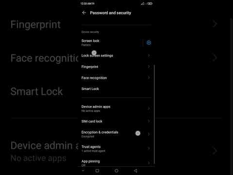 ZTE Mobile phone ke setting ma privacy 🔏 ko check kro