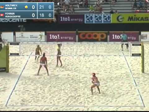 Holtwick-Semmler GER vs. Forrer-Vergé-Dépré SUI Pool B Grand Slam Gstaad WORLD TOUR 2011