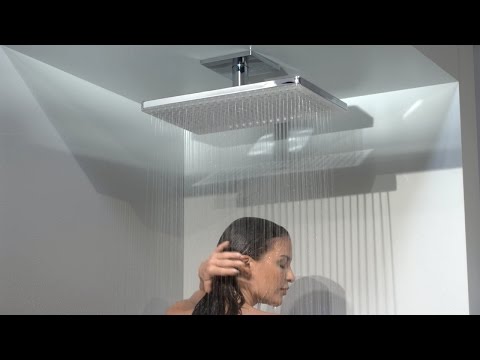 Hansgrohe Rainmaker Select - Hlavová sprcha 460, 2 prúdy, EcoSmart 9 l/min, sprchové rameno 100 mm, biela/chróm 24014400