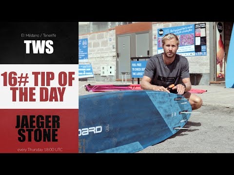 16# TIP OF THE DAY - Jaeger Stone - how to check your windsurf board for damages