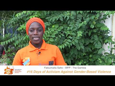 Fatoumatta Saho of WFP shares her #iBelieve message for 16 Days of Activism against GBV