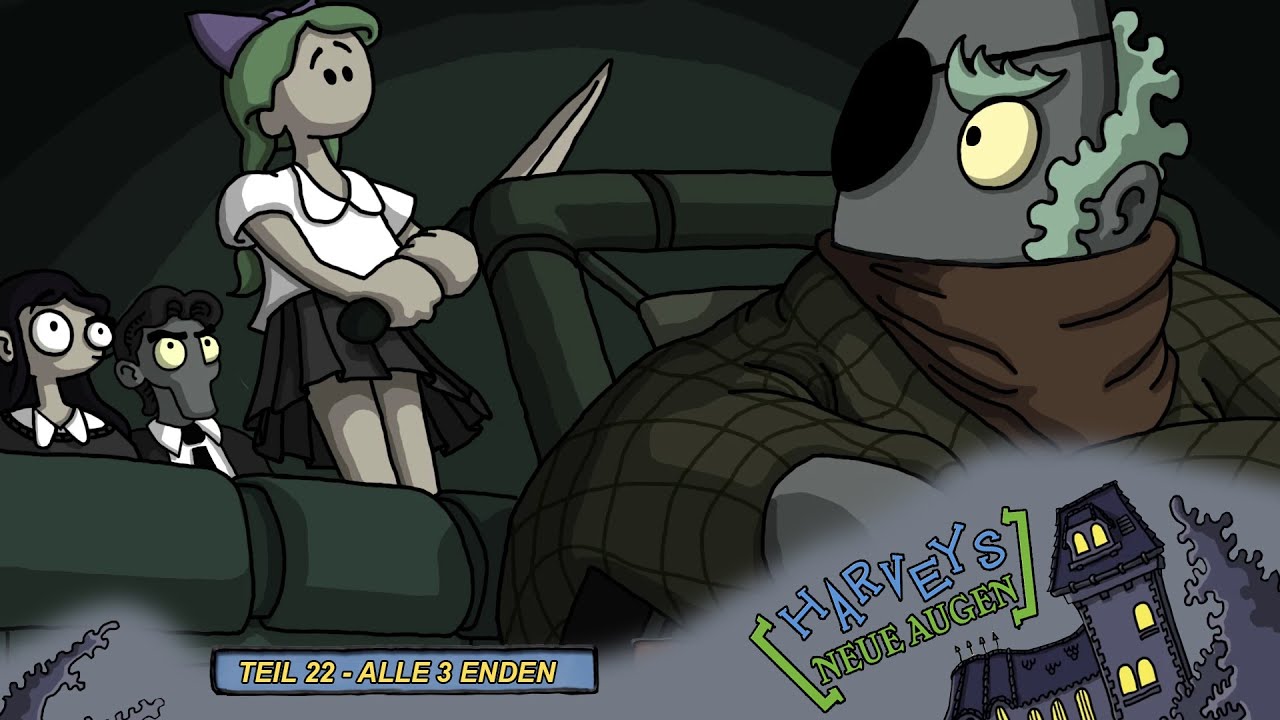 Harveys neue Augen Teil22: Unglaublich! Alle 3 Enden von "Harveys neue Augen"?