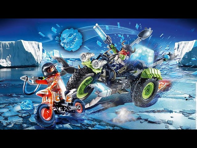 Vídeo relacionado con PLAYMOBIL Top Agents 70232 Arctic Rebels Triciclo de Hielo, A Partir de 6 años