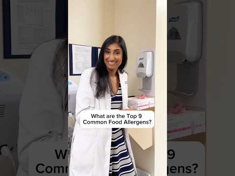 What are the top 9 common food allergens? 🍤🥜With Allergist & Immunologist Dr. Prathyusha Savjani.
