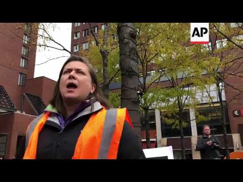 Cambridge Google employees walk out in protest