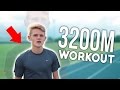 3200m workout - 4 days out from state