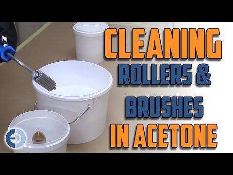 Fibreglass QuickTips - Cleaning Rollers and brushes in Acetone