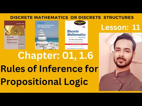 Lesson 11 Rules of Inference for Propositional Logic | Rules of Inference in Discrete Mathematics